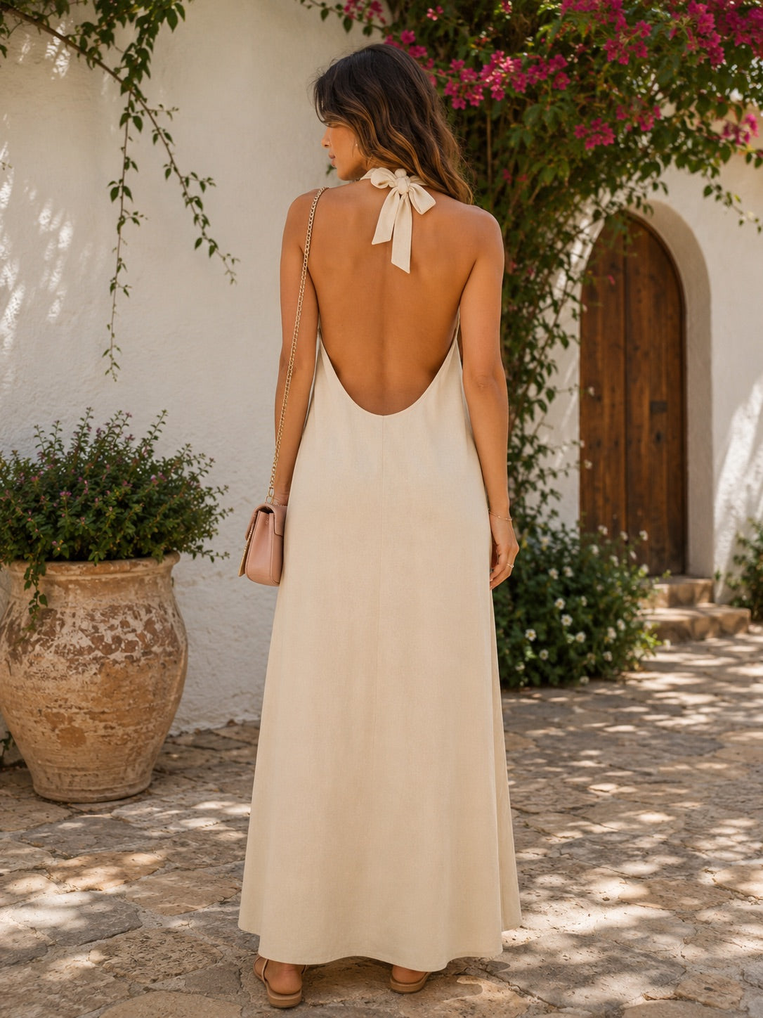 Jade Halter Maxi Dress