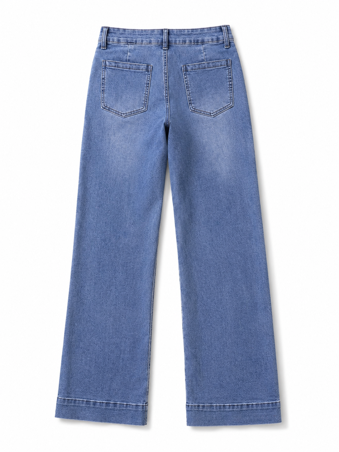 Horsebit Straight Leg Jeans