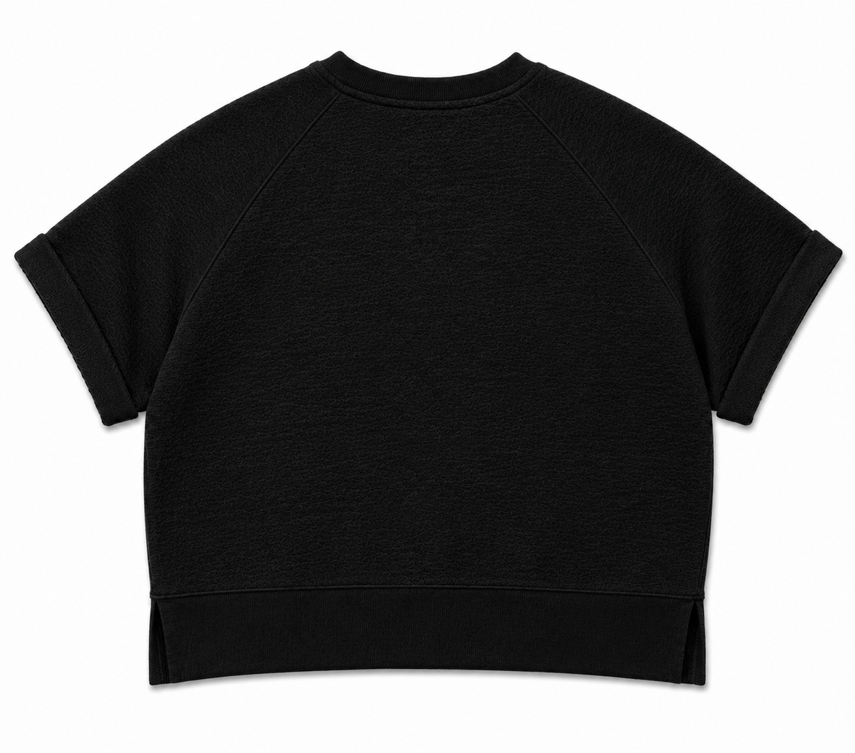 Short Sleeve Fleece Sweatshirt
