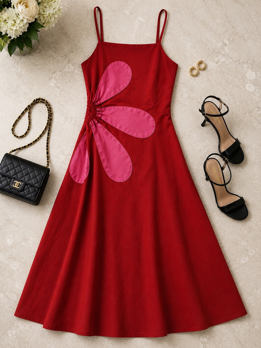 Lola Floral Midi Dress