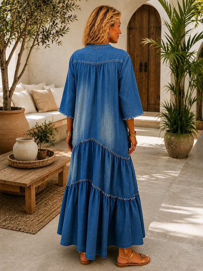 Kenzie Denim Maxi Dress