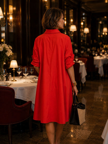 Hailey Midi Shirt Dress