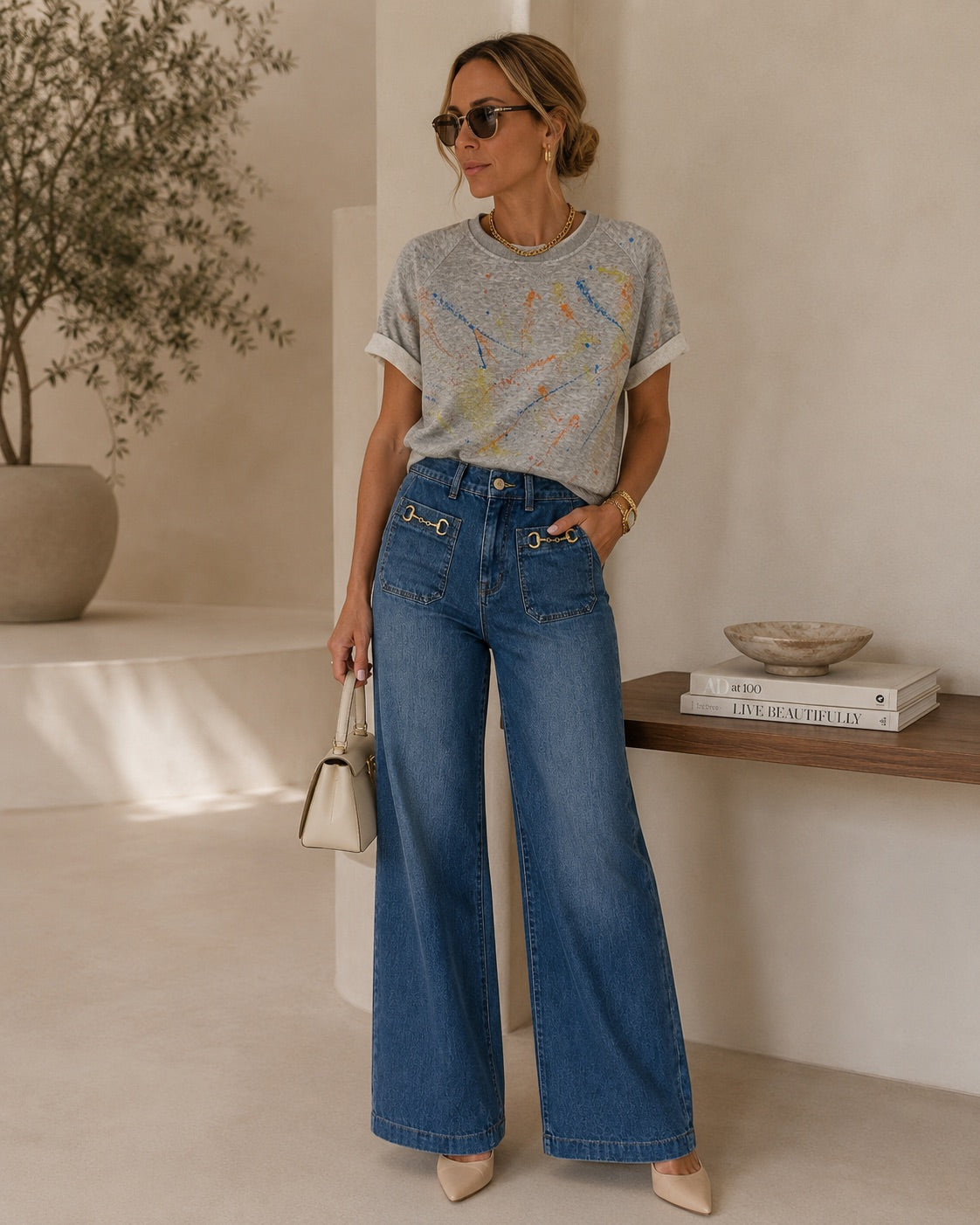 Horsebit Jean