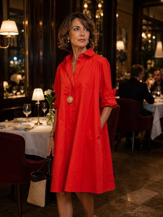 Hailey Midi Shirt Dress