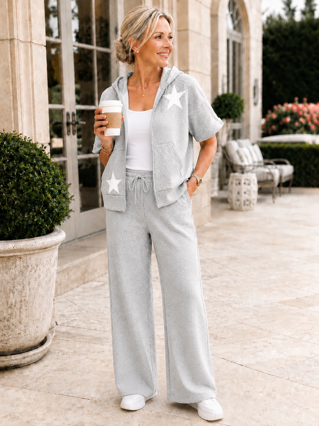 Solid Fleece Lounge Pants