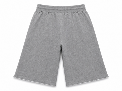 Heart Stamped Fleece Lounge Shorts