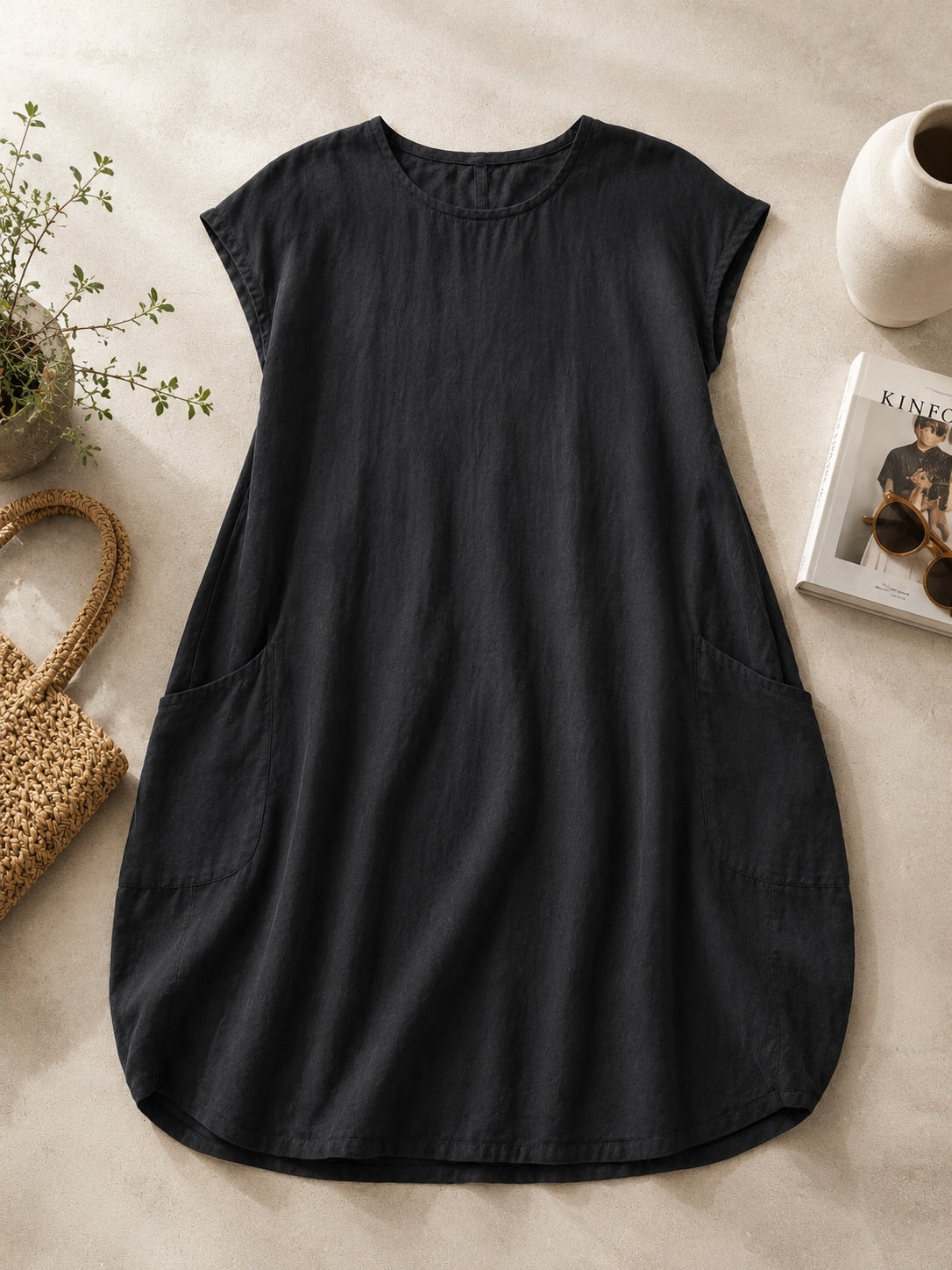 Gemma Linen Pocket Dress