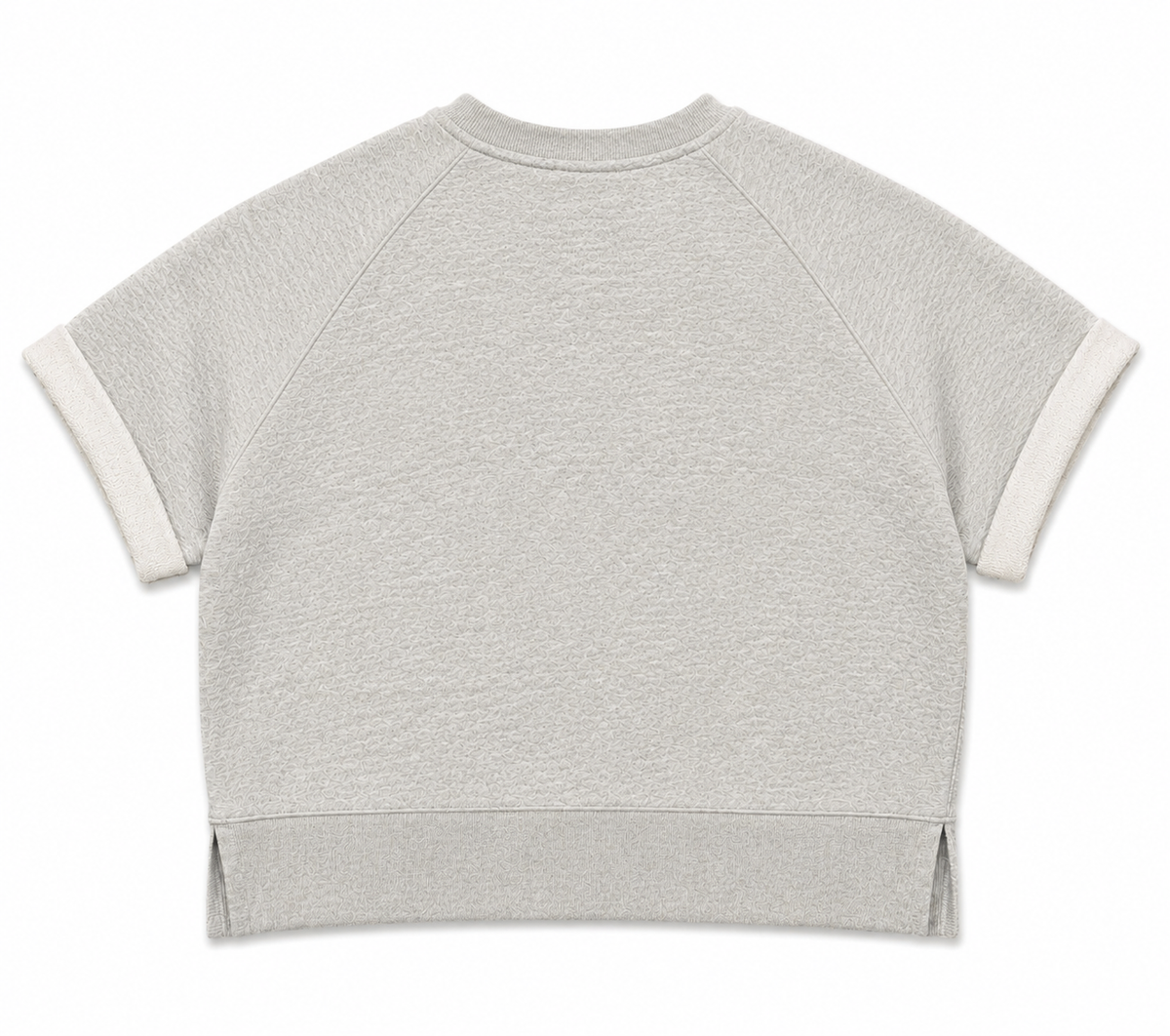 Short Sleeve Fleece Sweatshirt