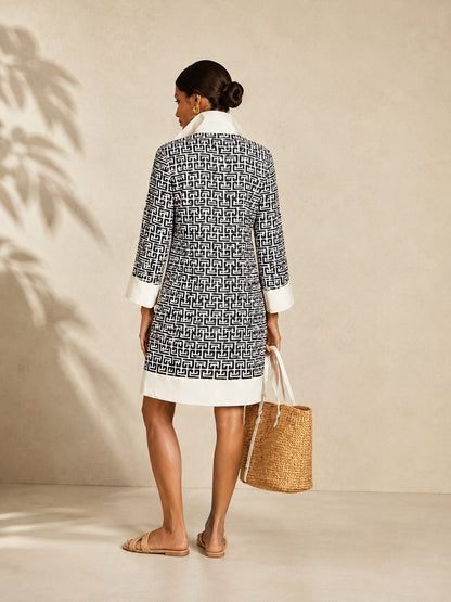 Frankie Printed Shift Dress