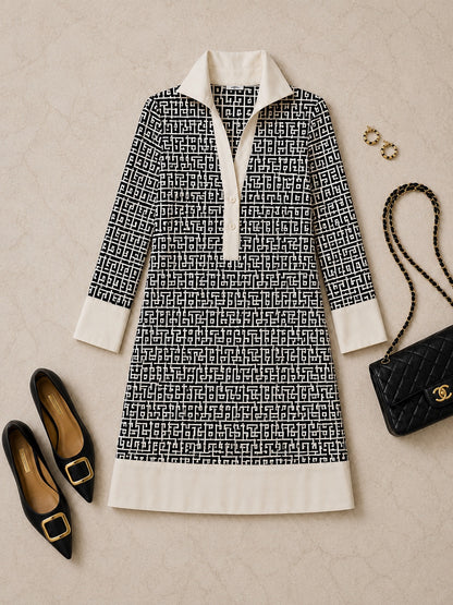 Frankie Printed Shift Dress