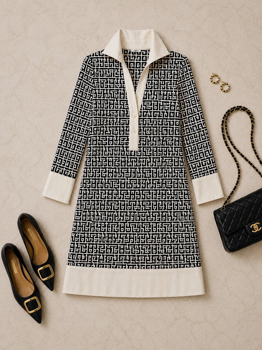Frankie Printed Shift Dress