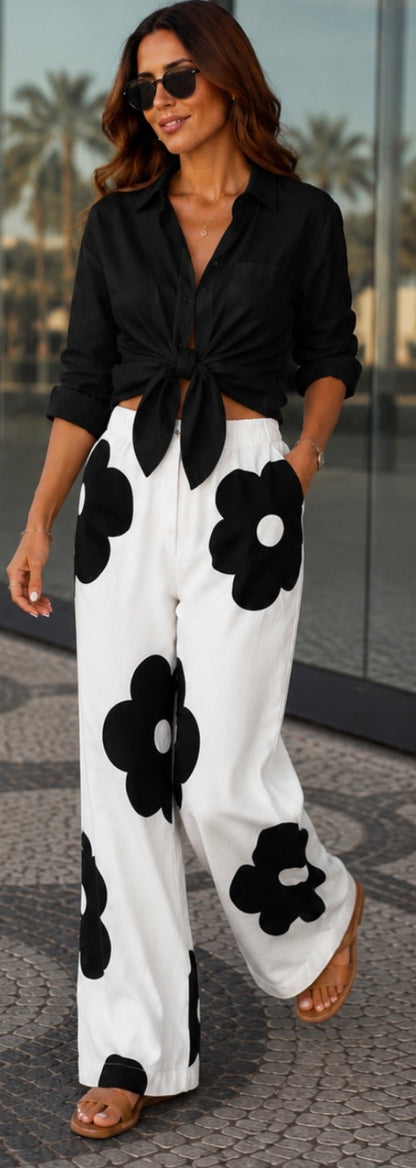 Daisy Days Wide Leg Pant