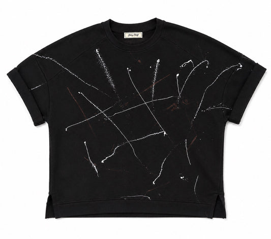 Splatter Relax Fleece Sweatshirt